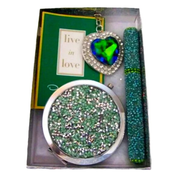 Oscar de la Renta Accessories - Purse Items Live In Love by Oscar de la Renta Scent Compact Mirror Keychain Pen